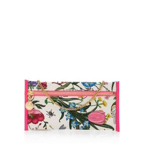 pochette gucci fiori|gucci leather handbags.